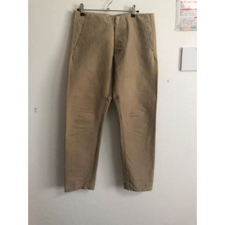 マルタンマルジェラ(Maison Martin Margiela)のmaison margaila マックイーン パンツ 46 ベージュ マルジェラ(スラックス)