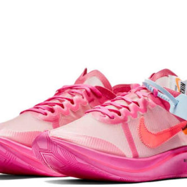 NIKE(ナイキ)の国内正規店購入26.0THE10OFFWHITENIKEZOOMFLYPINK  メンズの靴/シューズ(スニーカー)の商品写真