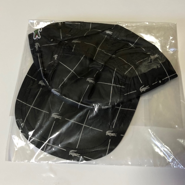 ラコステ Reflective Grid Nylon Camp Cap 2