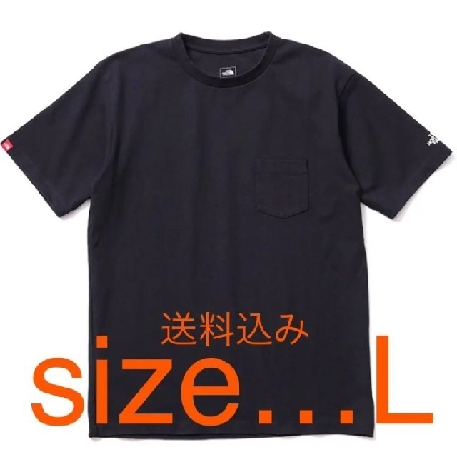 トップスノースフェイス　S/S HVY POCKET CREW　ブラック