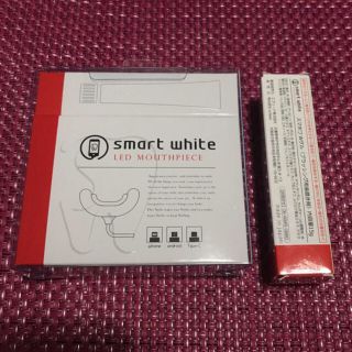 スマートホワイト LEDマウスピース ＆ Wゲル 1箱（ブラッシング用歯磨き剤）(口臭防止/エチケット用品)