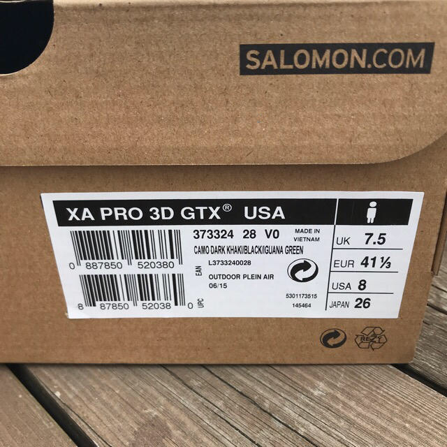 サロモン XA PRO 3D GTX GORE-TEX 26cm