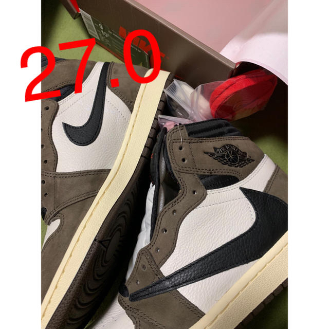 Travis Scott AIR JORDAN 1 27.0cm