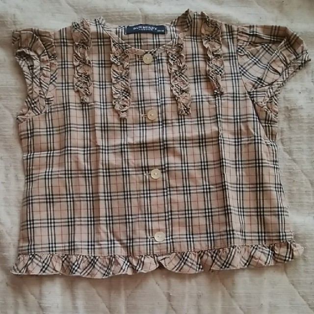 BURBERRY(バーバリー)のBURBERRY LONDON ノバチェック ブラウス 90 キッズ/ベビー/マタニティのキッズ服女の子用(90cm~)(ブラウス)の商品写真