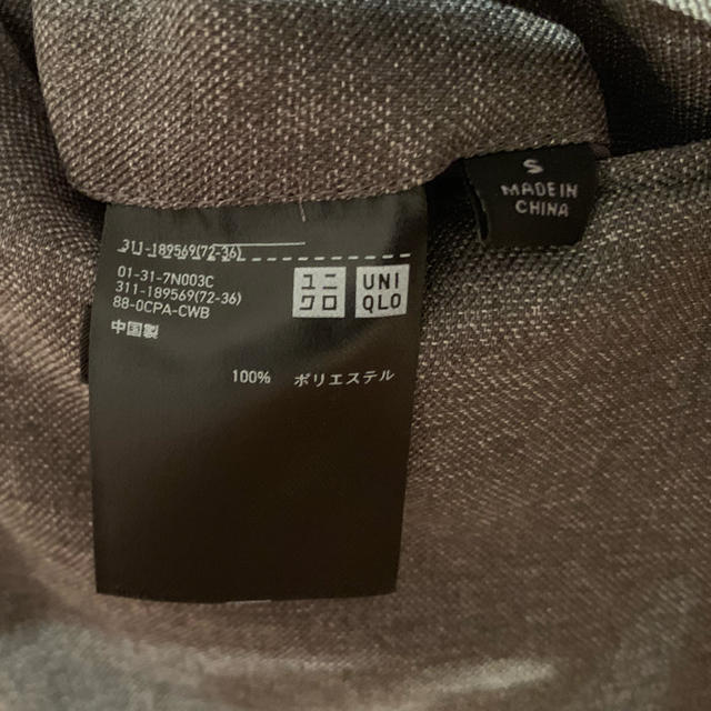 UNIQLO(ユニクロ)のユニクロ 感動ジャケット ドライストレッチ ウールライク S メンズのジャケット/アウター(テーラードジャケット)の商品写真