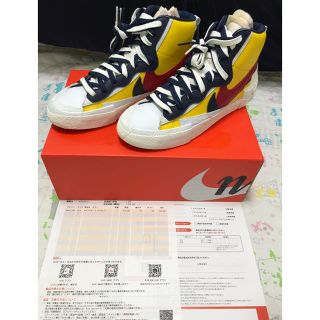 ナイキ(NIKE)のNIKE sacai BLAZER MID 25.5cm(スニーカー)