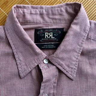 ダブルアールエル(RRL)のRRL ダブルアールエル ラルフローレン 長袖 シャツ グレンチェック (シャツ)