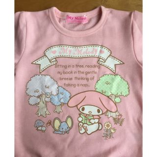 マイメロディ(マイメロディ)のトレーナー マイメロ ピンク 新品未使用 値下しました(Tシャツ/カットソー)