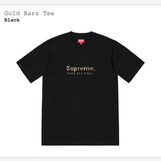 シュプリーム(Supreme)のSupreme Gold Bars Tee Black L Large(Tシャツ/カットソー(半袖/袖なし))
