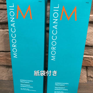 モロッカンオイル(Moroccan oil)の袋付き☆国内正規品モロッカンオイル200ml 業務サイズ(非売品)2本セット(オイル/美容液)