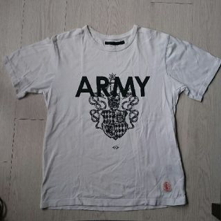 ネクサスセブン(NEXUSVII)のNEXUSVII  ARMYプリントTシャツ  size４６(Tシャツ/カットソー(半袖/袖なし))