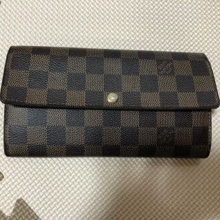 ルイヴィトン(LOUIS VUITTON)のルイ ヴィトン ダミエ長財布(財布)