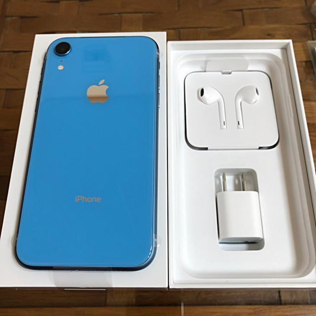 iPhone - 【新品未使用品】iPhoneXR 64GB ブルー SIMフリー