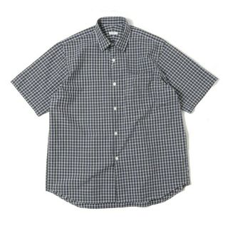 コモリ(COMOLI)の19SS 新品 COMOLI 半袖 シャツ チェック サイズ2 TARTAN(シャツ)