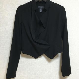 エイチアンドエム(H&M)の【新品未使用】H&M ジャケット 黒 34 (テーラードジャケット)