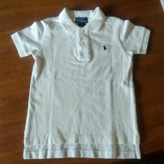ポロラルフローレン(POLO RALPH LAUREN)のポロラルフローレン　白ポロシャツ100センチ(Tシャツ/カットソー)