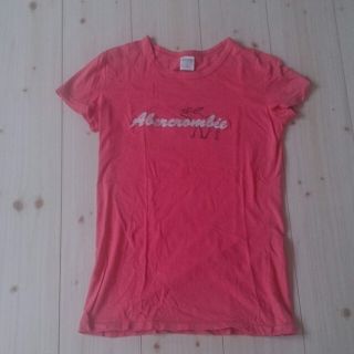 アバクロンビーアンドフィッチ(Abercrombie&Fitch)のアバクロンビー ロゴ刺繍入りTシャツS(Tシャツ(半袖/袖なし))