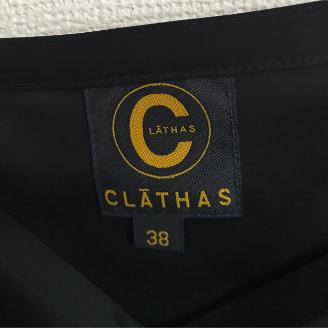 CLATHAS(クレイサス)のCLATHAS♡パーティワンピ♡トリアセテート♡結婚式二次会 レディースのワンピース(ひざ丈ワンピース)の商品写真