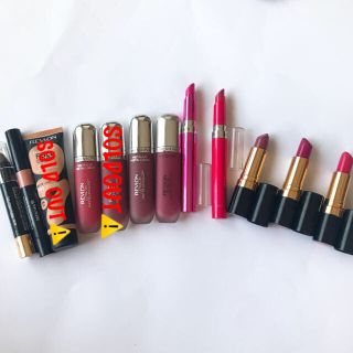 レブロン(REVLON)の今月末処分！レブロン コスメ まとめ売り(口紅)