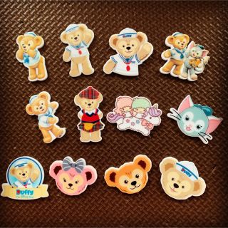 ディズニー(Disney)のプラ板 デコパーツ  ダッフィー ディズニー ハンドメイド かわいい プラパーツ(各種パーツ)