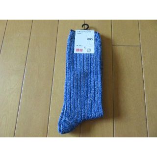 ユニクロ(UNIQLO)のユニクロ　レギュラーソックス　65 Blue　25～27㎝(ソックス)