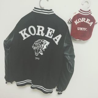 希少品！ KOREA UNIVERSITY 高麗大学 スタジャン Sサイズ