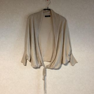 ユナイテッドアローズ(UNITED ARROWS)の極美品＊ ユナイテッドアローズ シルク混 カーディガン ボレロ(カーディガン)