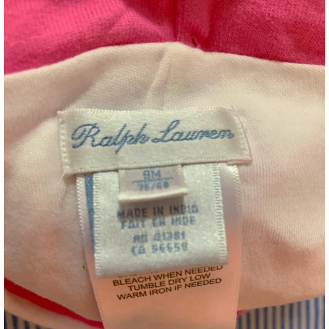 Ralph Lauren(ラルフローレン)のにこ。様 専用ですRALPH LAUREN babyカバーオール❣️９Ｍ❣️ キッズ/ベビー/マタニティのベビー服(~85cm)(カバーオール)の商品写真