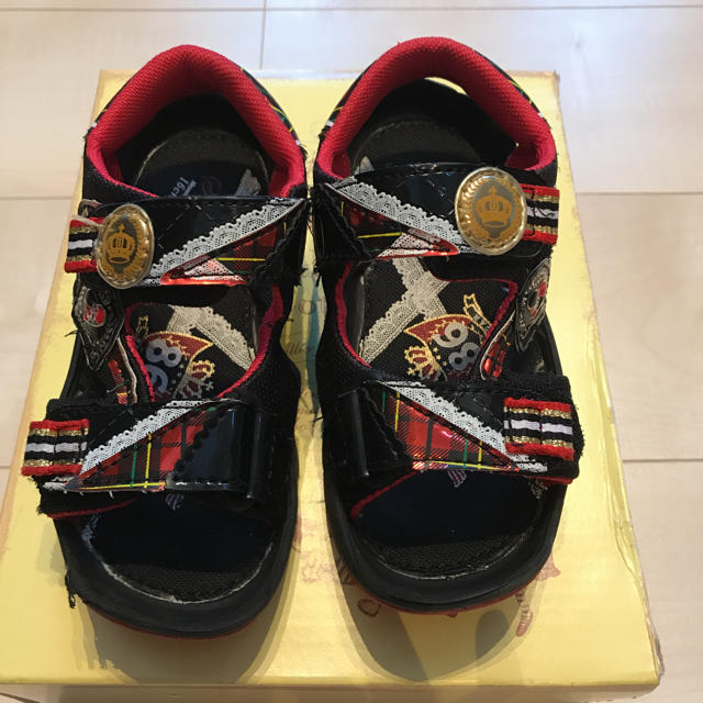 サンダル キッズ/ベビー/マタニティのベビー靴/シューズ(~14cm)(サンダル)の商品写真