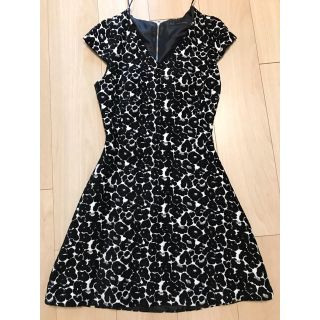 ザラ(ZARA)のZARA＊レオパード風ワンピース＊XS(ミニワンピース)