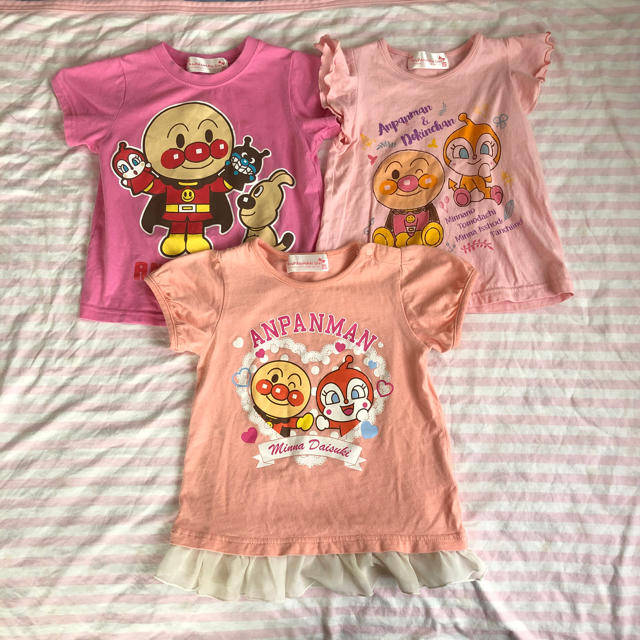 アンパンマン(アンパンマン)の[95~100]アンパンマンTシャツ キッズ/ベビー/マタニティのキッズ服女の子用(90cm~)(Tシャツ/カットソー)の商品写真