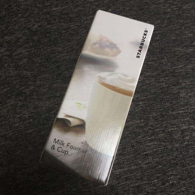 スタバ milk foamer&cup スマホ/家電/カメラの美容/健康(その他)の商品写真