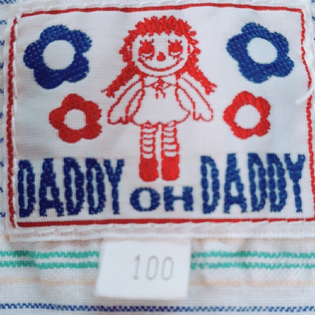 daddy oh daddy(ダディオーダディー)の【送料込み】ダディオダディ♥シャツワンピース キッズ/ベビー/マタニティのキッズ服女の子用(90cm~)(ワンピース)の商品写真