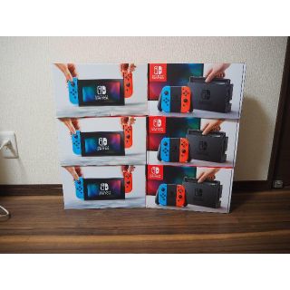 【新品未開封】任天堂スイッチ　ネオンカラー6台セット(家庭用ゲーム機本体)