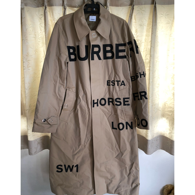 BURBERRY 19SS プリント コート 46 新品 正規品 バーバリー メンズのジャケット/アウター(トレンチコート)の商品写真