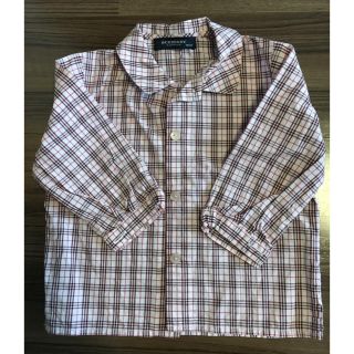 バーバリー(BURBERRY)のBurberry kids シャツ ピンク 80㌢(Ｔシャツ)