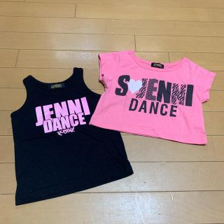 ジェニィ(JENNI)のjenni dance ショートTシャツ タンクトップセット  100(Tシャツ/カットソー)