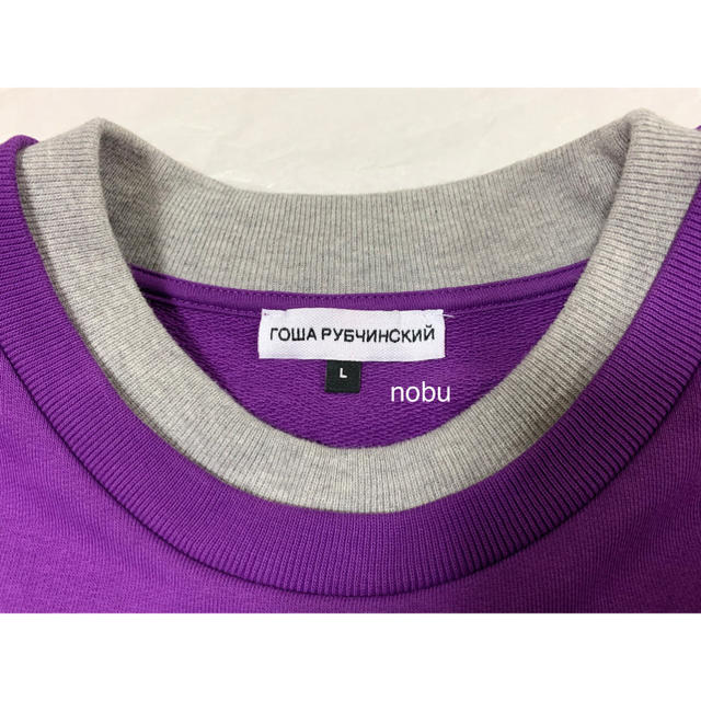 【GOSHA RUBCHINSKIY】DOUBLE COLLAR SWEAT L メンズのトップス(スウェット)の商品写真