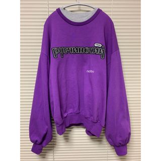 【GOSHA RUBCHINSKIY】DOUBLE COLLAR SWEAT L(スウェット)