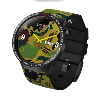 アベイシングエイプ(A BATHING APE)のBAPE SWATCH Tokyoモデル(腕時計(アナログ))