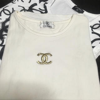 シャネル(CHANEL)のCHANEL  Tシャツストレッチmade in France(Tシャツ(半袖/袖なし))