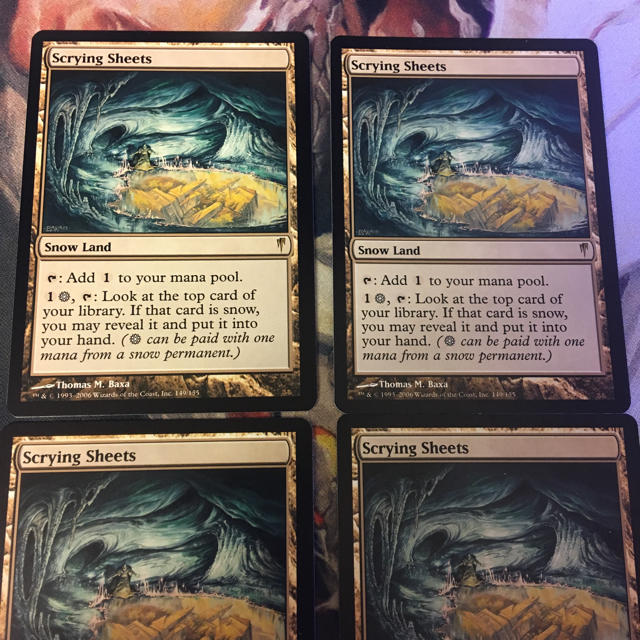 MTG 占術の岩床 英語4枚セット MTG 占術の岩床 英語4枚セット