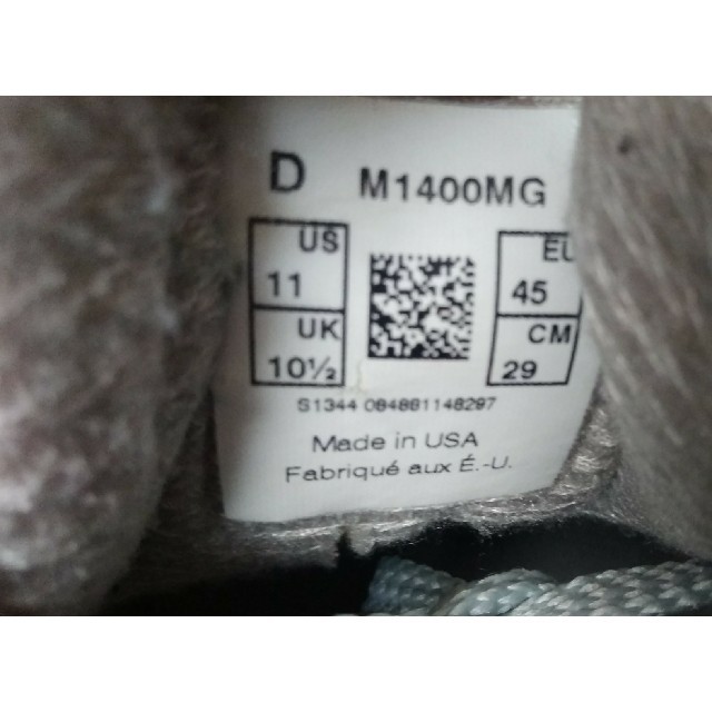 New Balance(ニューバランス)のアメリカ製 希少限定 美品 元箱 付属 M 1400 MG 29cm US11 メンズの靴/シューズ(スニーカー)の商品写真