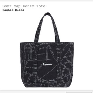 シュプリーム(Supreme)のSupreme Gonz Map Denim Tote (トートバッグ)