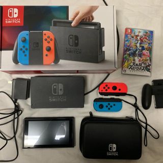 ニンテンドウ(任天堂)の任天堂スイッチ スマブラセット(家庭用ゲーム機本体)