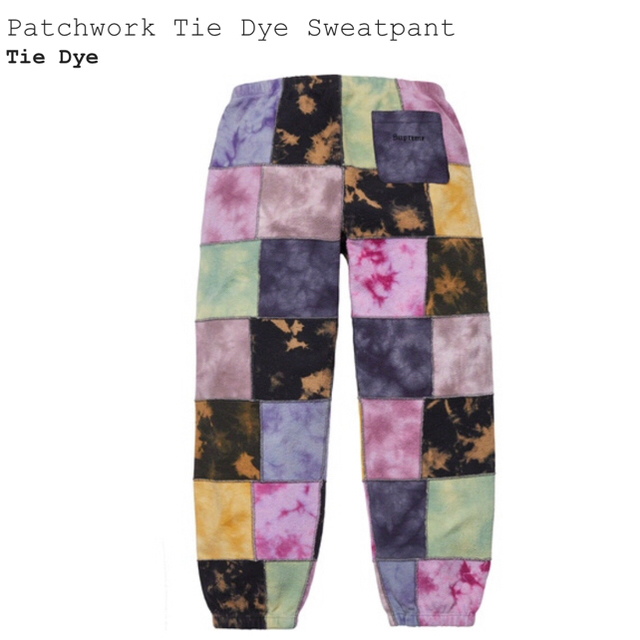 Supreme - Supreme Patchwork Tie Dye Sweatpantの通販 by アド's shop ...