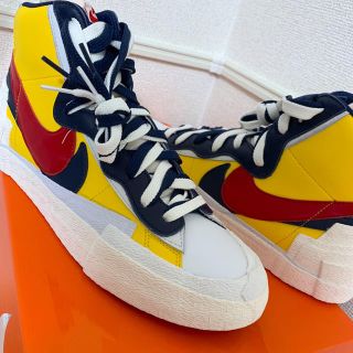 ナイキ(NIKE)のnike sacai yellow 27.5(スニーカー)