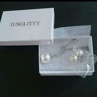 ジャスグリッティー(JUSGLITTY)のJusglitty☆ﾊﾟｰﾙのｼﾞｭｴﾘ(ピアス)