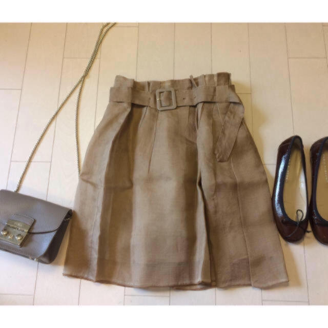 TOMORROWLAND(トゥモローランド)のトゥモローランド  マカフィー シフォンスカート レディースのスカート(ひざ丈スカート)の商品写真