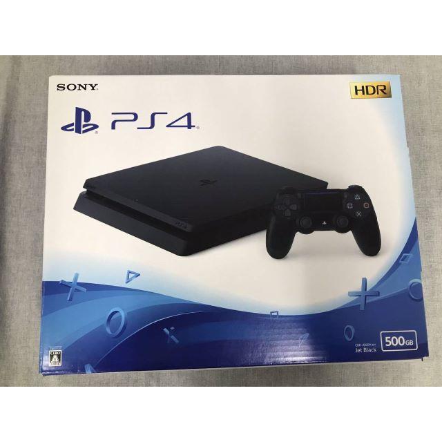 SONY(ソニー)の新品未開封　PlayStation4 ジェット・ブラック 500GB   エンタメ/ホビーのゲームソフト/ゲーム機本体(家庭用ゲーム機本体)の商品写真